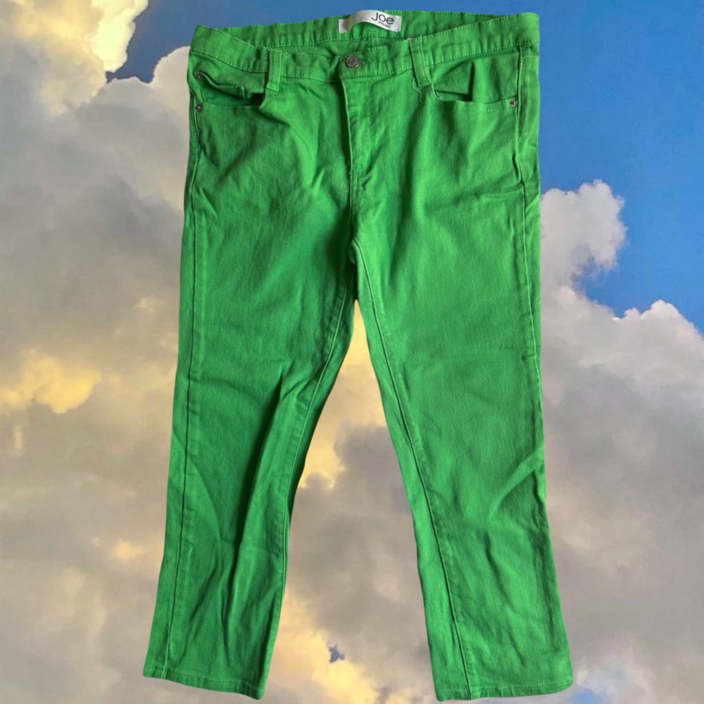 Joe Fresh Slim Green Jeans: Size 14